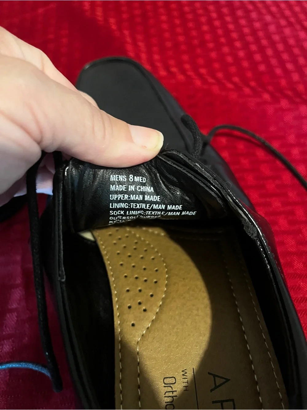 APT 9 Men’s Black Oxford Dress Shoes Size:8M